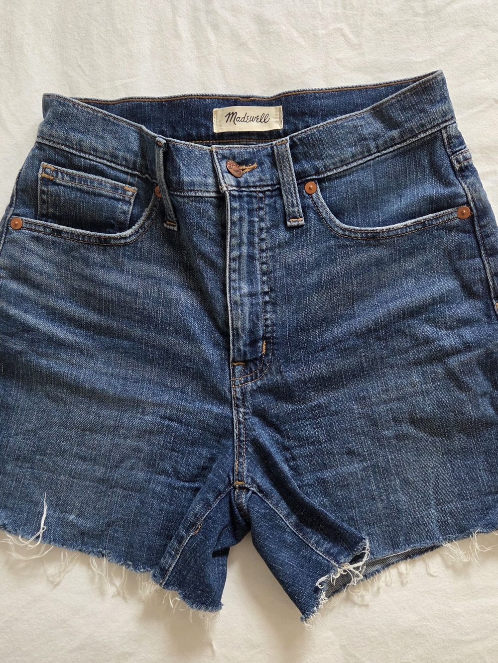 Madewell Women's Blue Denim Cutoff Shorts